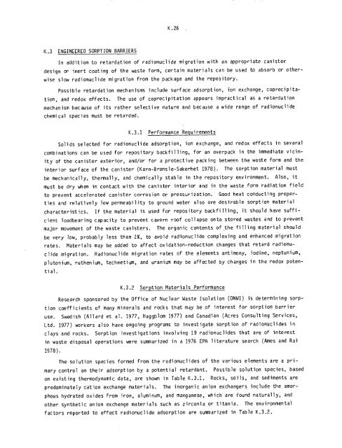 Management of Commercially Generated Radioactive Waste - U.S. ...