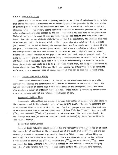 Management of Commercially Generated Radioactive Waste - U.S. ...