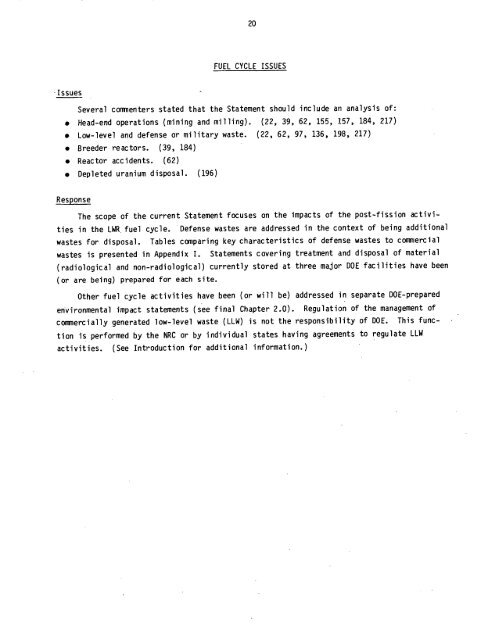 Management of Commercially Generated Radioactive Waste - U.S. ...