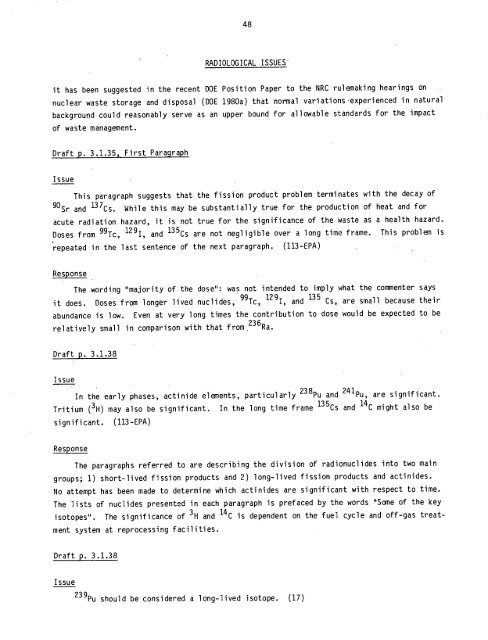 Management of Commercially Generated Radioactive Waste - U.S. ...