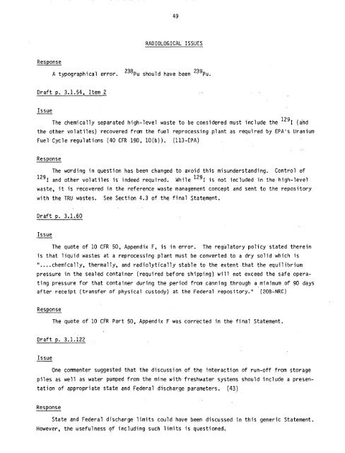 Management of Commercially Generated Radioactive Waste - U.S. ...