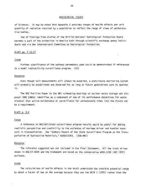 Management of Commercially Generated Radioactive Waste - U.S. ...