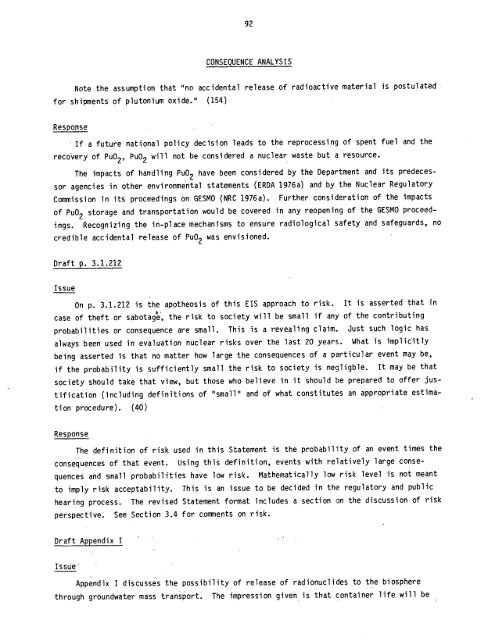 Management of Commercially Generated Radioactive Waste - U.S. ...