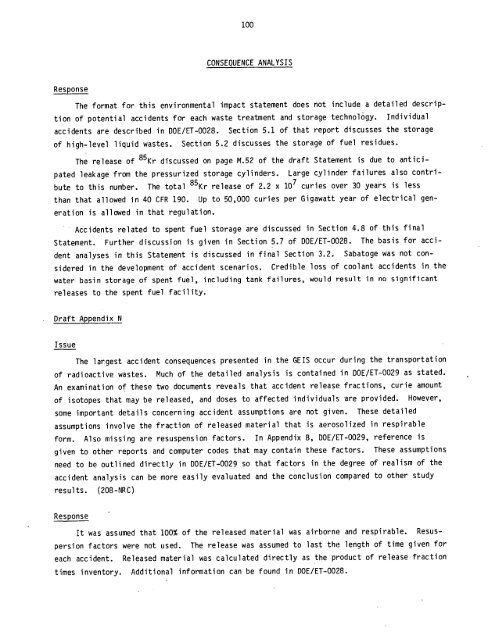 Management of Commercially Generated Radioactive Waste - U.S. ...