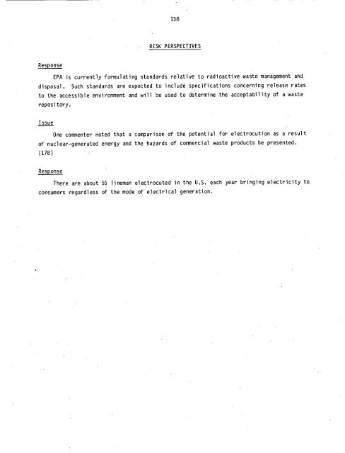 Management of Commercially Generated Radioactive Waste - U.S. ...