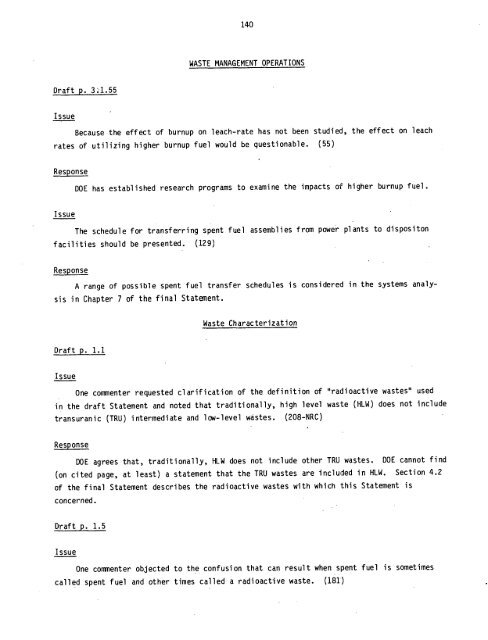 Management of Commercially Generated Radioactive Waste - U.S. ...