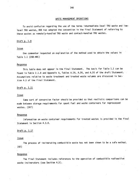 Management of Commercially Generated Radioactive Waste - U.S. ...