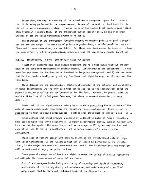 Management of Commercially Generated Radioactive Waste - U.S. ...