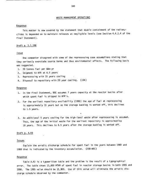 Management of Commercially Generated Radioactive Waste - U.S. ...