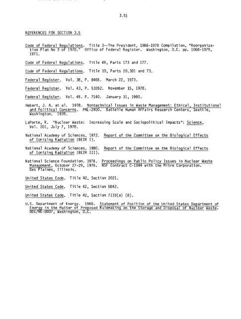 Management of Commercially Generated Radioactive Waste - U.S. ...