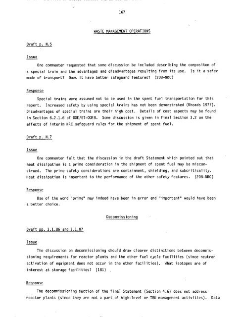 Management of Commercially Generated Radioactive Waste - U.S. ...