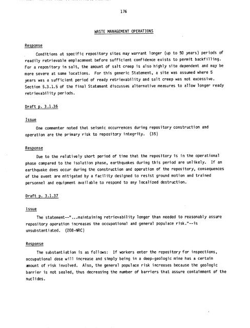 Management of Commercially Generated Radioactive Waste - U.S. ...