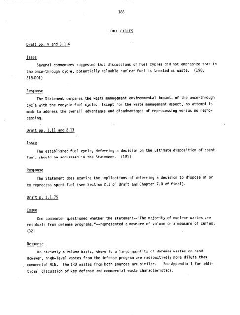 Management of Commercially Generated Radioactive Waste - U.S. ...