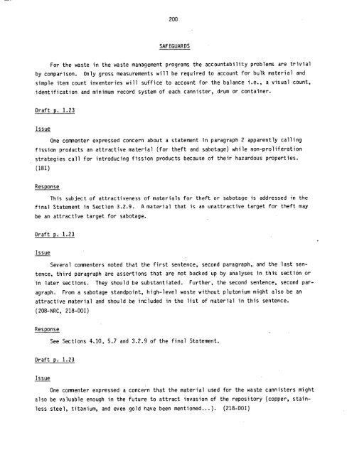 Management of Commercially Generated Radioactive Waste - U.S. ...