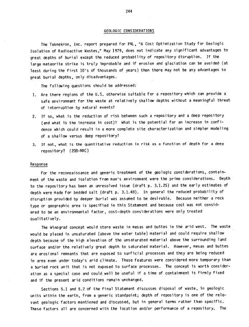 Management of Commercially Generated Radioactive Waste - U.S. ...