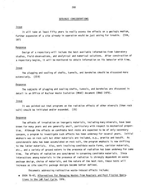 Management of Commercially Generated Radioactive Waste - U.S. ...