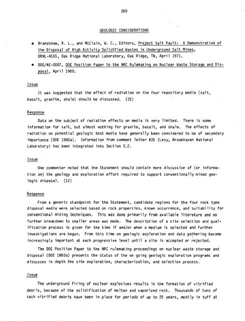 Management of Commercially Generated Radioactive Waste - U.S. ...