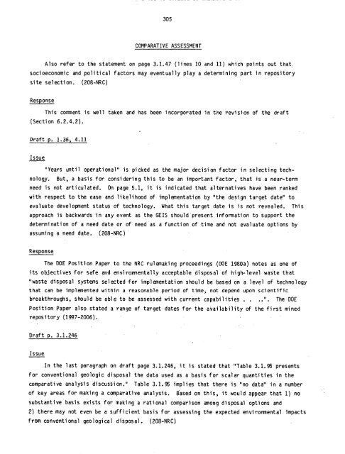 Management of Commercially Generated Radioactive Waste - U.S. ...