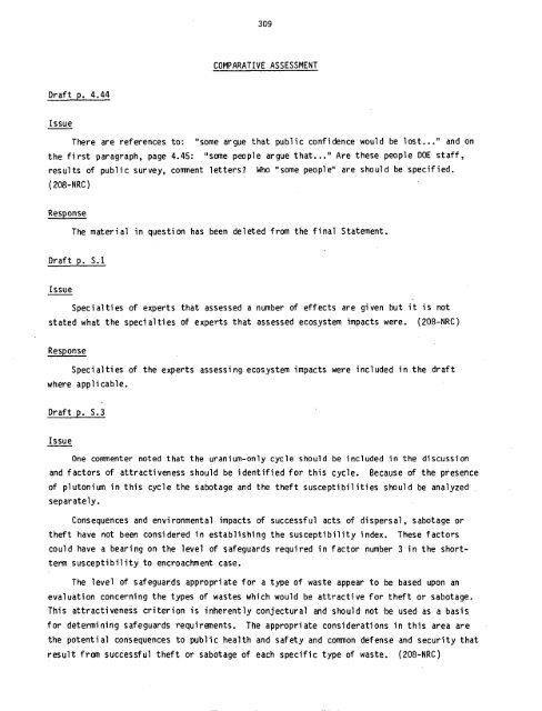 Management of Commercially Generated Radioactive Waste - U.S. ...