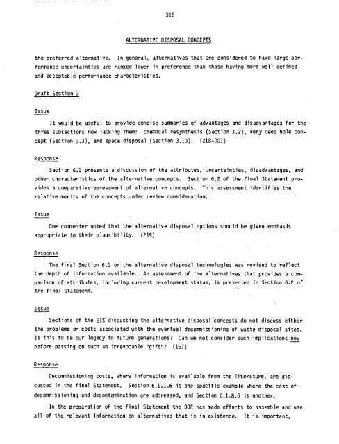 Management of Commercially Generated Radioactive Waste - U.S. ...