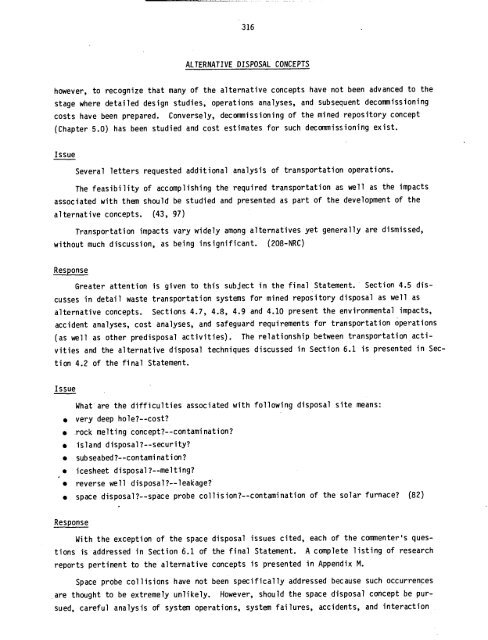 Management of Commercially Generated Radioactive Waste - U.S. ...