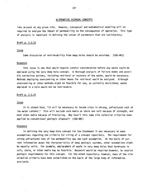 Management of Commercially Generated Radioactive Waste - U.S. ...