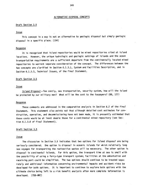 Management of Commercially Generated Radioactive Waste - U.S. ...