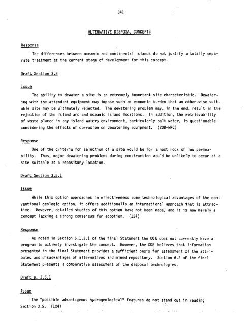 Management of Commercially Generated Radioactive Waste - U.S. ...