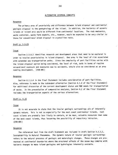 Management of Commercially Generated Radioactive Waste - U.S. ...