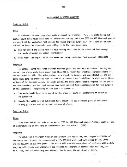 Management of Commercially Generated Radioactive Waste - U.S. ...