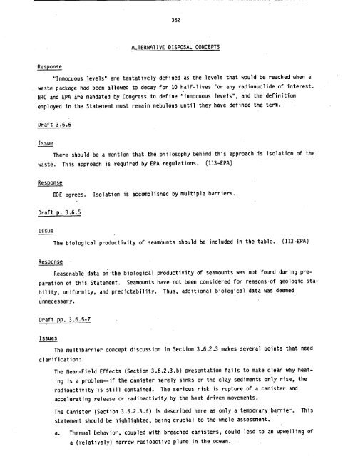 Management of Commercially Generated Radioactive Waste - U.S. ...