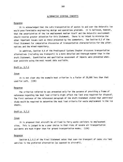 Management of Commercially Generated Radioactive Waste - U.S. ...