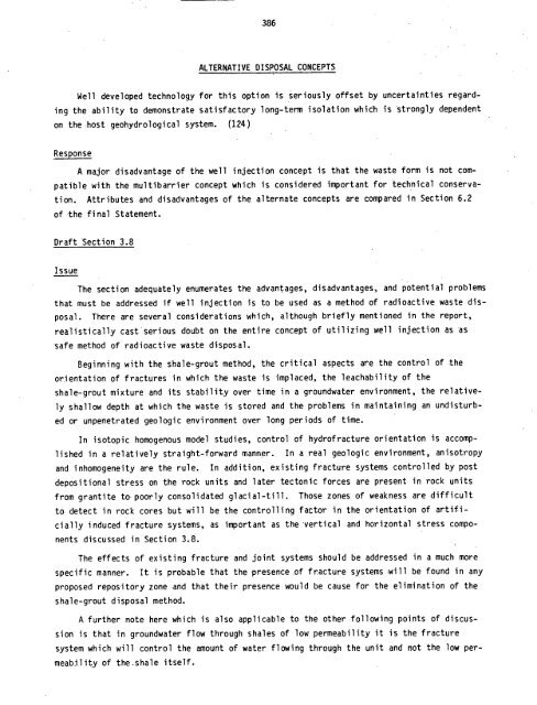 Management of Commercially Generated Radioactive Waste - U.S. ...