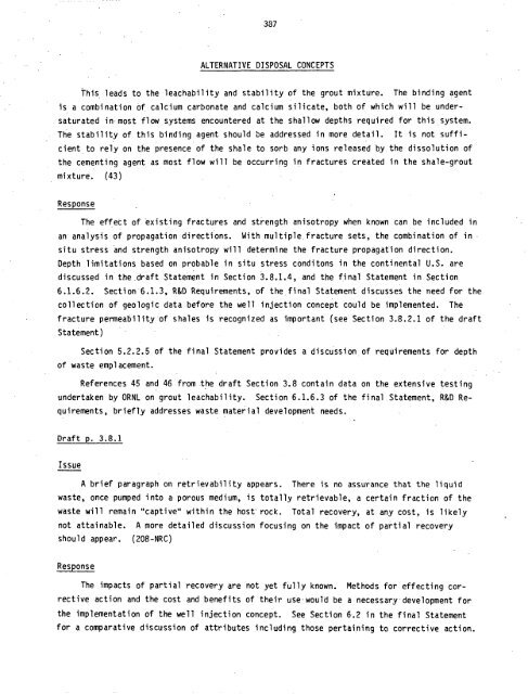 Management of Commercially Generated Radioactive Waste - U.S. ...