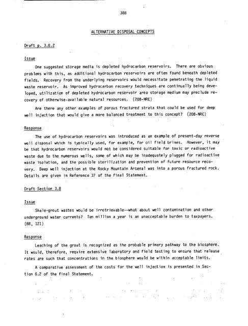 Management of Commercially Generated Radioactive Waste - U.S. ...