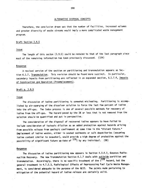 Management of Commercially Generated Radioactive Waste - U.S. ...