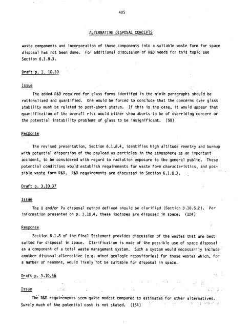 Management of Commercially Generated Radioactive Waste - U.S. ...