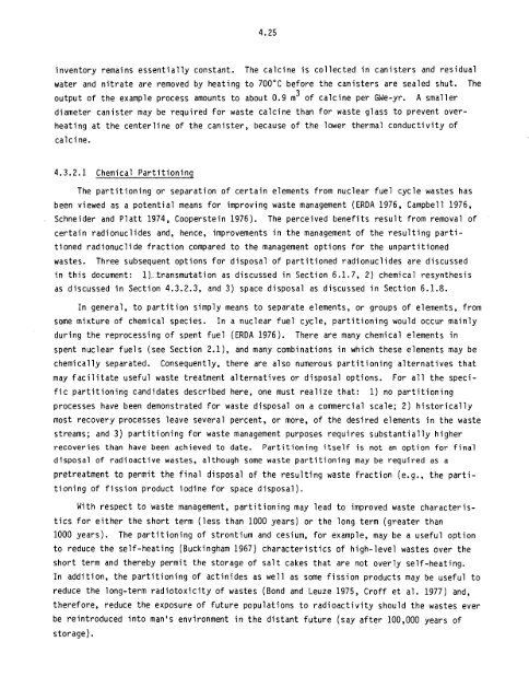 Management of Commercially Generated Radioactive Waste - U.S. ...