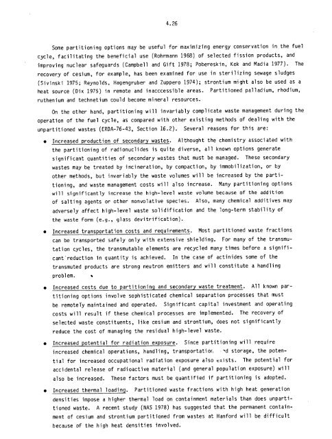 Management of Commercially Generated Radioactive Waste - U.S. ...