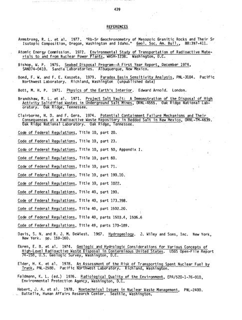 Management of Commercially Generated Radioactive Waste - U.S. ...