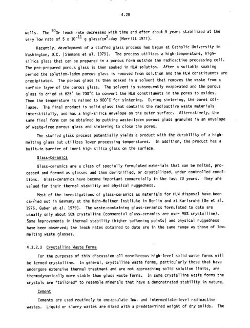 Management of Commercially Generated Radioactive Waste - U.S. ...