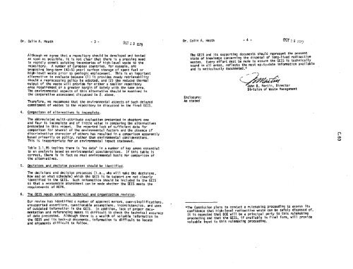 Management of Commercially Generated Radioactive Waste - U.S. ...