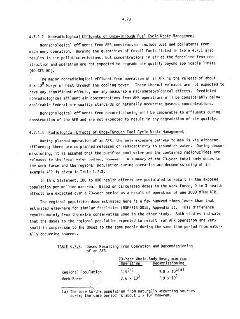 Management of Commercially Generated Radioactive Waste - U.S. ...