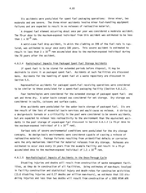 Management of Commercially Generated Radioactive Waste - U.S. ...