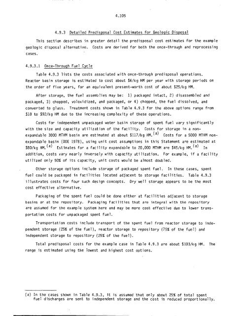 Management of Commercially Generated Radioactive Waste - U.S. ...