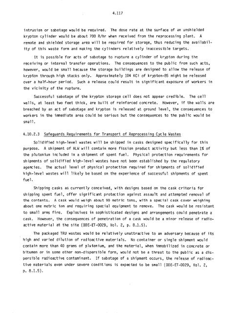 Management of Commercially Generated Radioactive Waste - U.S. ...