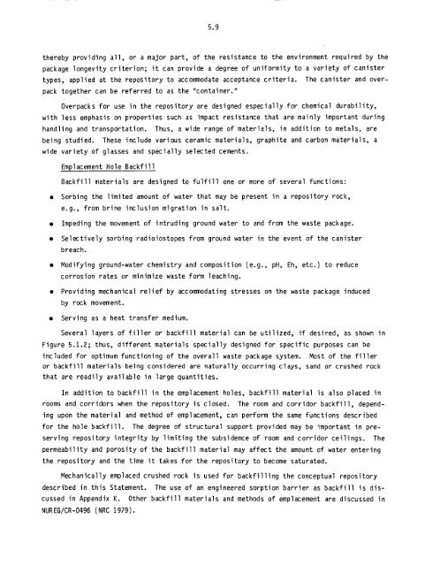 Management of Commercially Generated Radioactive Waste - U.S. ...