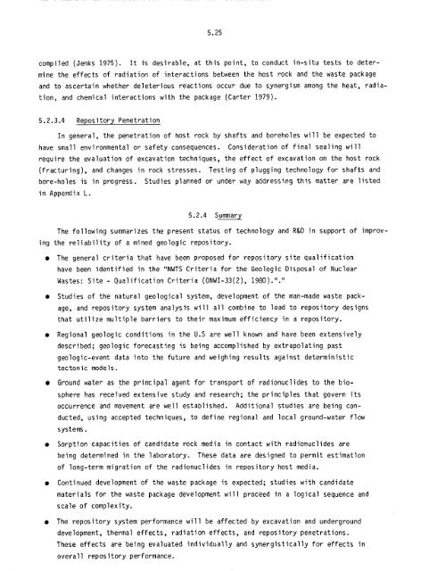 Management of Commercially Generated Radioactive Waste - U.S. ...