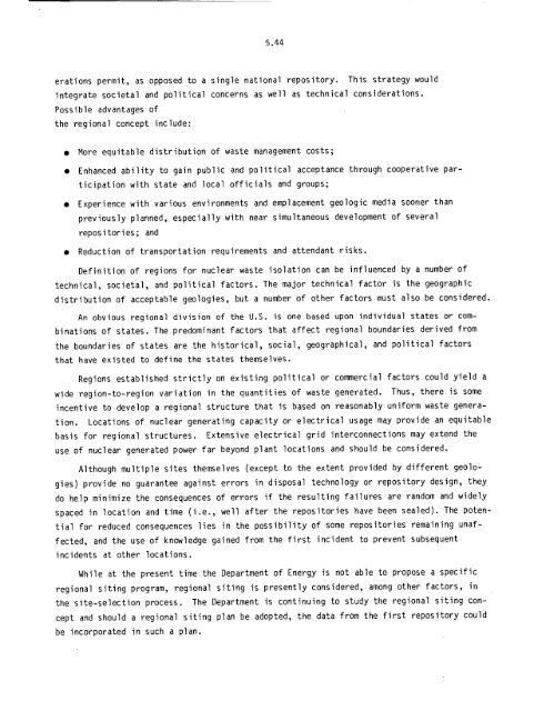 Management of Commercially Generated Radioactive Waste - U.S. ...