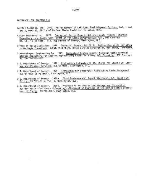 Management of Commercially Generated Radioactive Waste - U.S. ...